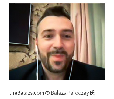 theBalazs.comのBalazs Paroczay氏