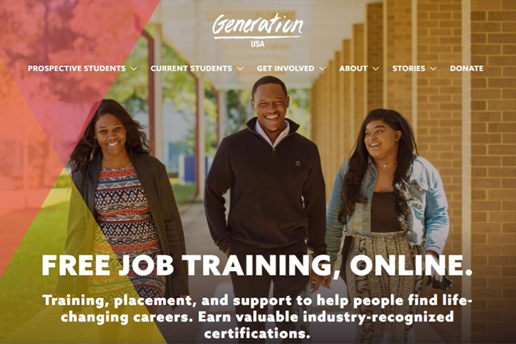 Verizon社とGeneration USAが提供する無料の雇用訓練プログラム