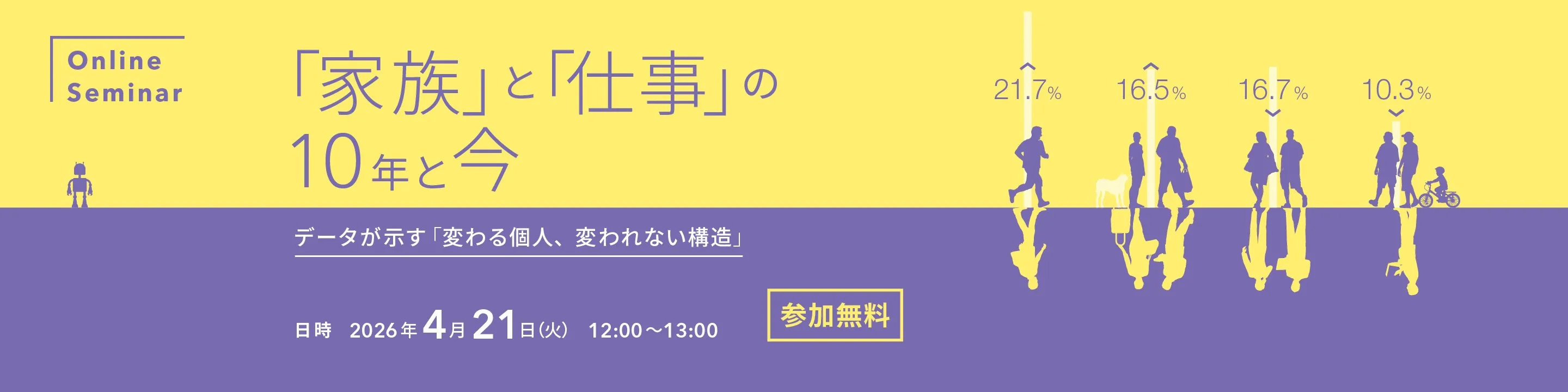 Worksオンラインセミナー 「家族」と「仕事」の10年と今