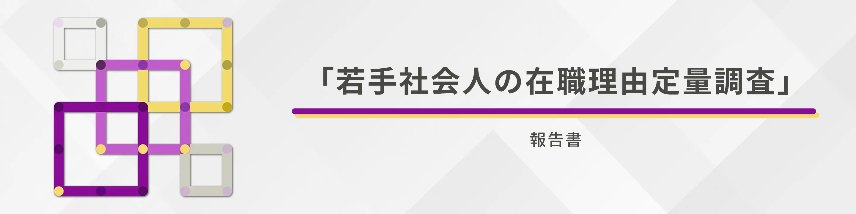 「若手社会人の在職理由定量調査」報告書