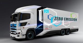 開発中のFCEV（燃料電池）大型トラック