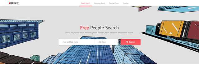 IDCrawlのウェブサイト