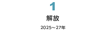 １ 解放 2025～27年