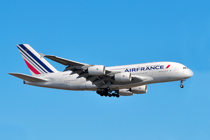 エールフランスの航空機