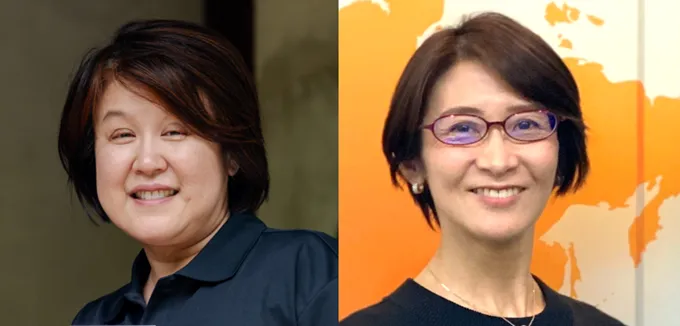 今村郁子氏と德永美能里