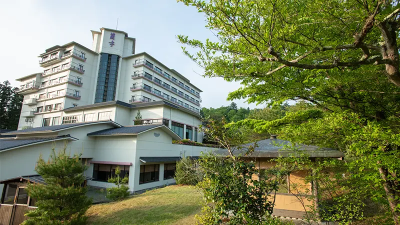 奥州秋保温泉蘭亭の外観