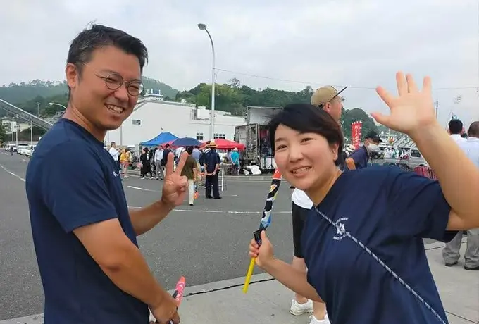 廣野一誠氏(左)と廣野香苗氏(右)の写真