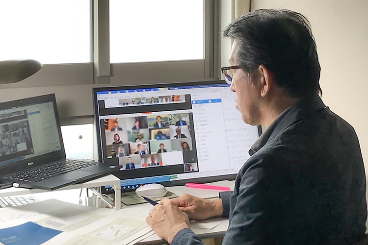 山下社長自らが積極的にリモートワークに取り組む