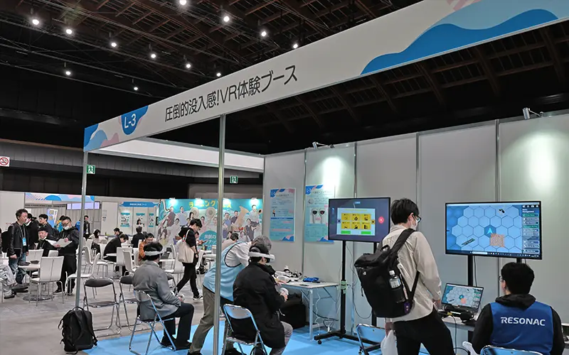 VR体験ブースの様子
