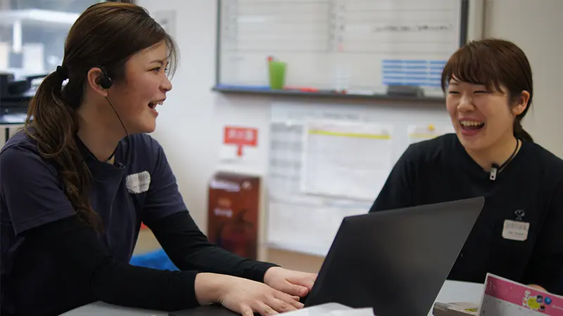 スタッフの様子