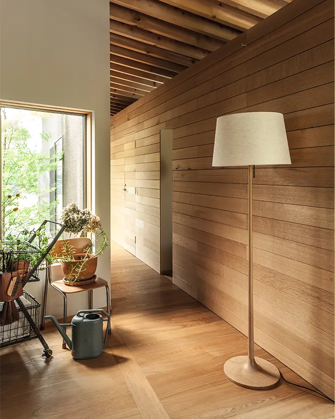 オリジナル木製照明ブランド「モアレ」のイメージ写真