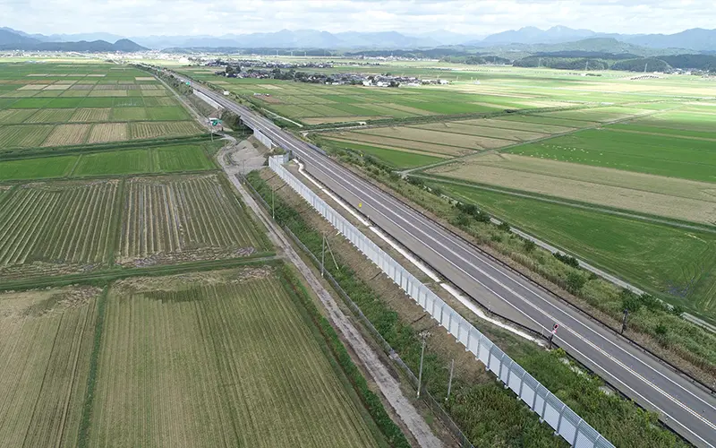 道路のインフラ風景