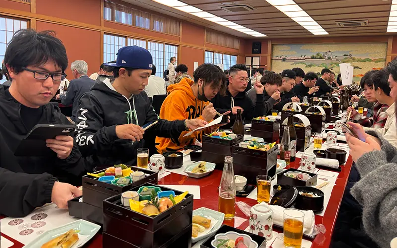 社員旅行の様子