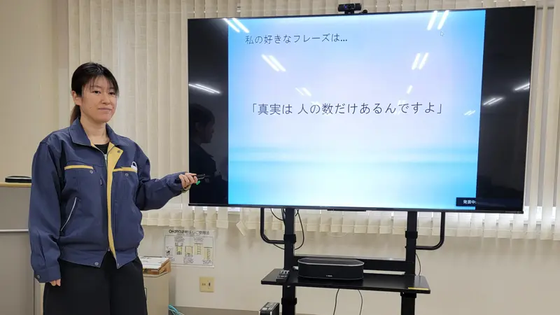 NJ（Nice Job）スピーチの写真