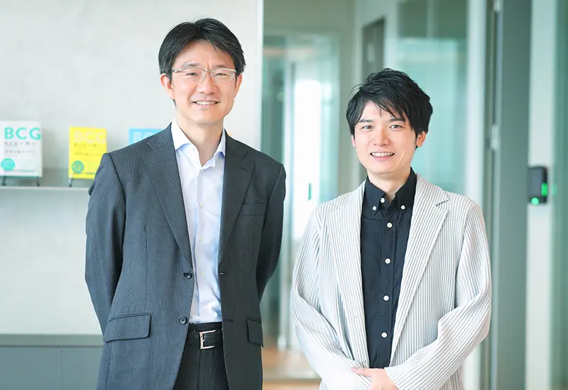 竹内氏と古屋のツーショット写真