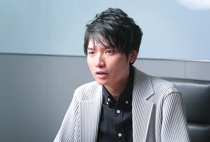 古屋氏インタビューの様子