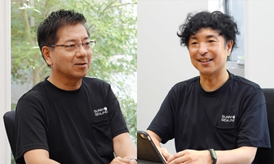 サニーシーリング　久野氏・外村氏の写真