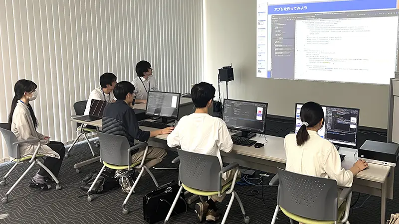 インターンシップの様子