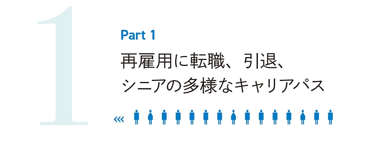 Part1 再雇用に転職、引退、シニアの多様なキャリアパス