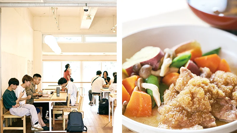 神山まるごと高専のカフェテリアの写真