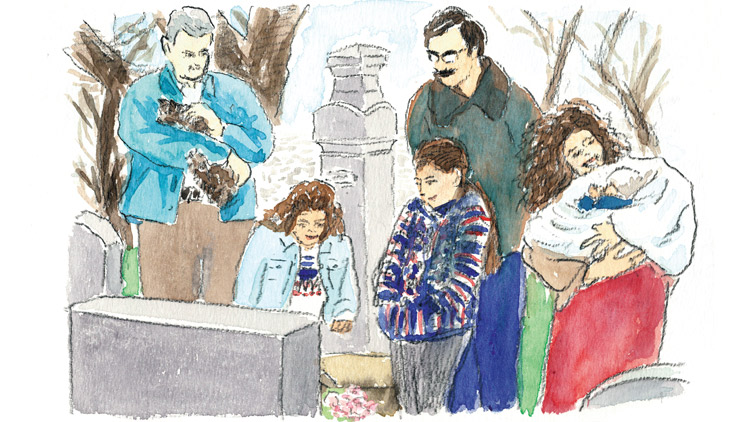 映画のワンシーンイメージイラスト