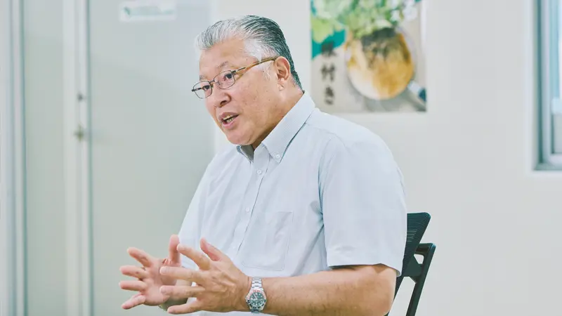 舞台ファーム 代表取締役社長 針生信夫氏の写真