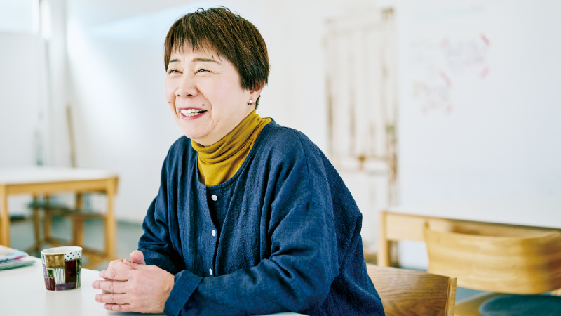 上田市民エネルギー 理事長 藤川まゆみ 氏の写真