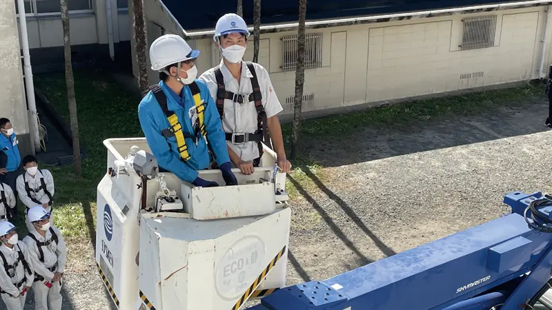 企業実習の様子