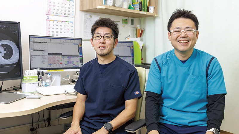 沖 一匡氏と梅澤慶太郎氏の写真